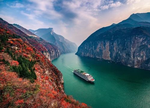 现在来三峡看红叶,时间正好 美得好像天然画卷